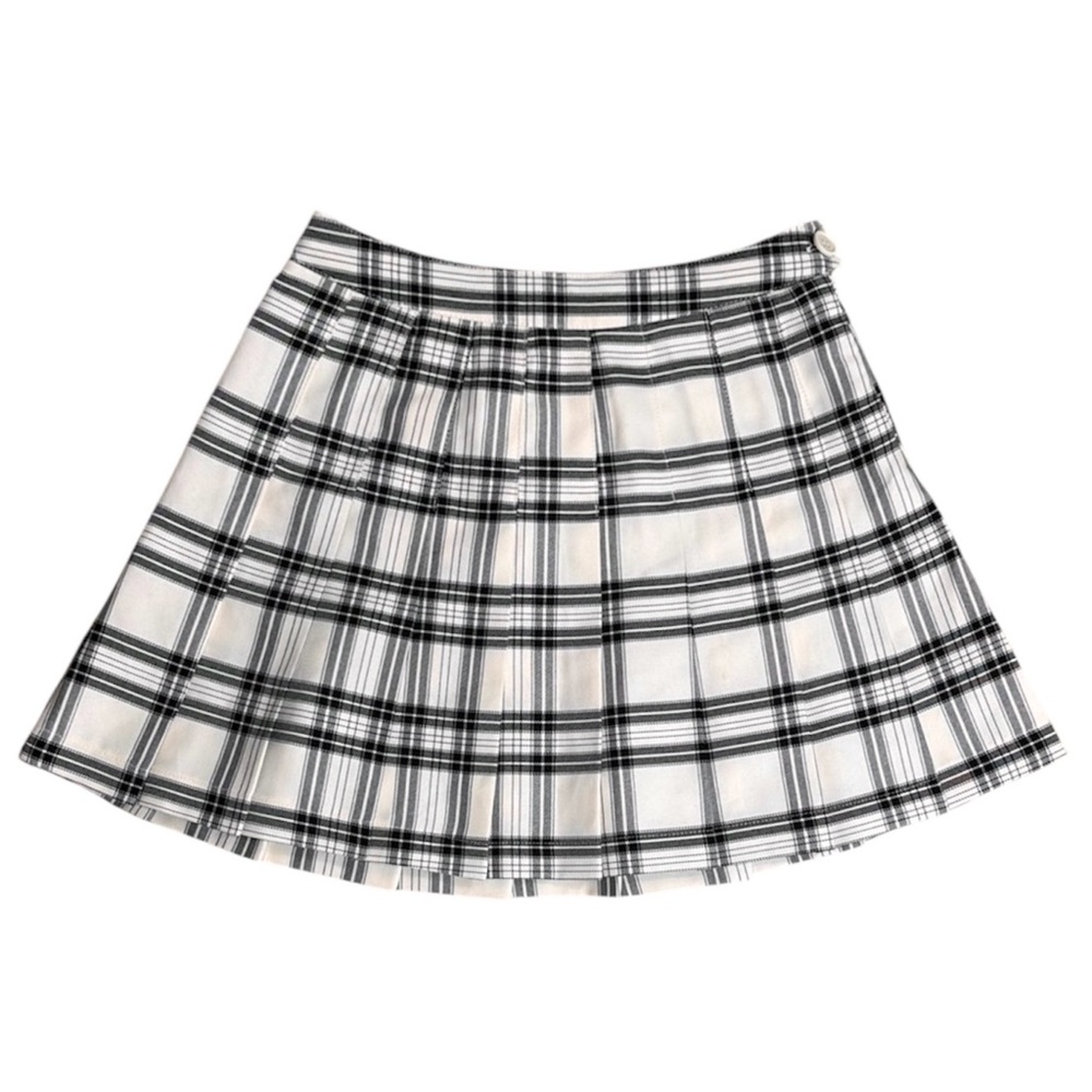 Hesperus Plaid Pleated Mini Skirt